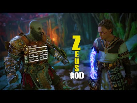 Heimdall Gets ERASED by 1000+ Stats Zeus Kratos 😈 God of War Ragnarök