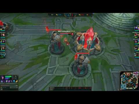 LoL: PowerOfEvil Syndra vs Orianna MID PRESEASON2017 Jan 2017