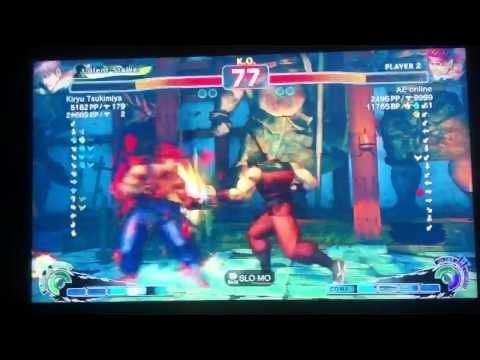 Raw Replay - Kiryu Tsukimiya (Guy) vs AE online (Evil Ryu)