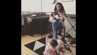 LHH AMINA BUDDAFLY Sings During Mommy Duty - She Sounds Great! (VIDEO)