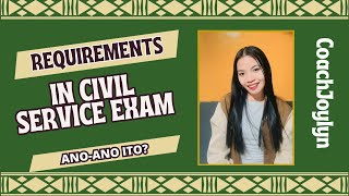 CIVIL SERVICE EXAM REQUIREMENTS UPDATED!