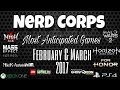 Nerd Corps Most Anticipated Games FEB March 2017