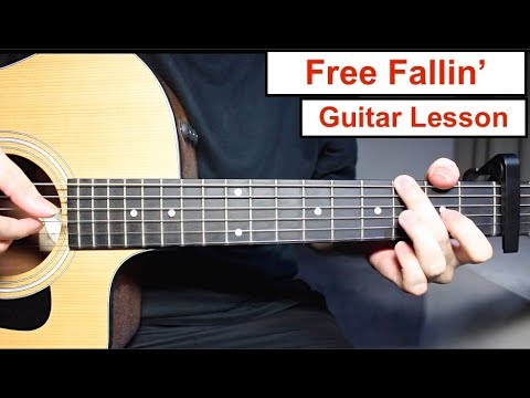 John Mayer - Free Fallin' | Guitar Lesson (Tutorial) How to play Fingerpicking Lesson