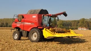 preview picture of video 'Loonwerk De Bruyne - Case IH 9120 - mais dorsen'