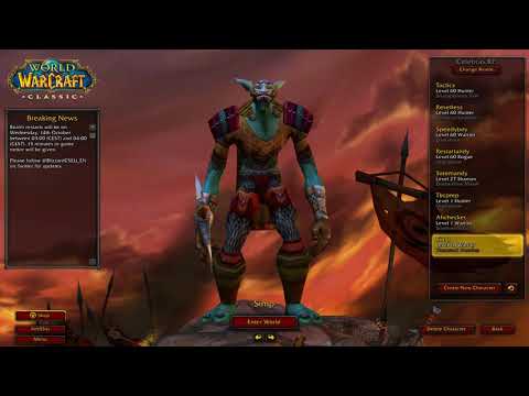 Level 28-31 | World Record warrior speedrun 1-60 3d17h31m - Classic wow