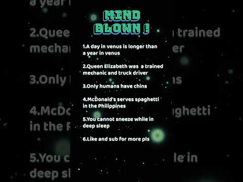 MIND BLOWN Random facts