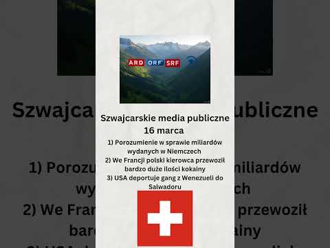 Szwajcarskie media publiczne 16 marca