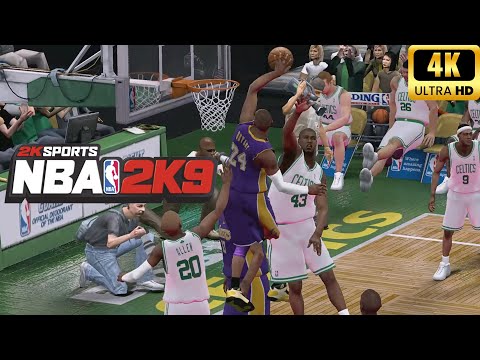NBA 2K9 PS3 (4K60) | Kobe Bryant vs Celtics