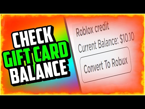 How To Check Your Roblox Credit Balance 2021 - How To Check Roblox Gift Card Balance (PC Mobile)