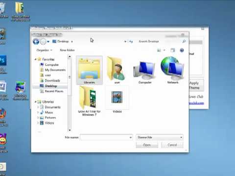 comment appliquer theme windows 7