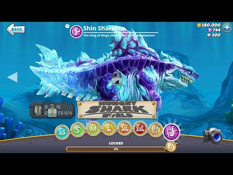 Hungry Shark World - New SHIN SHARKJIRA Godzilla Coming Soon Update - All Sharks Unlocked