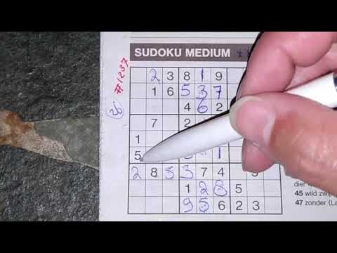 No this one is much easier! (#1237) Medium Sudoku puzzle. 07-28-2020