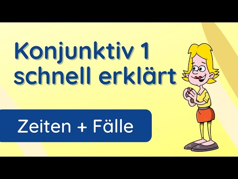 Konjunktiv 1  ✅ Erklärung und Beispiel