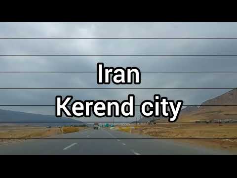 Iran, kermanshah, Kerend city