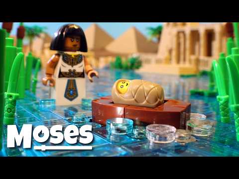 LEGO Bible | Moses Prince of Egypt (Exodus P1) | Stop-Motion Animation - Bible Stories, Kingdom Kids Zone - Go Chatter Studios