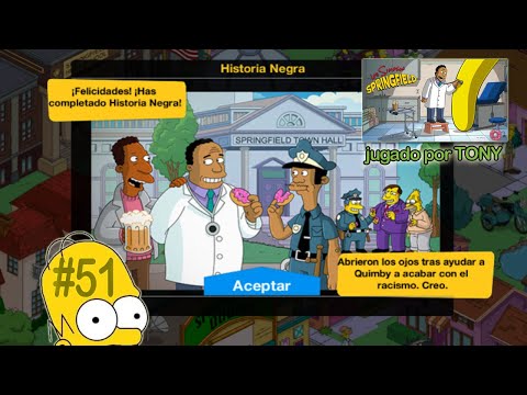 Los Simpson Springfield "Historia'20: Capítulo 51 - Fin del evento de la Historia Negra" por Tony
