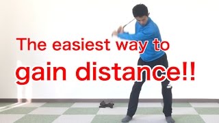 Golf swing / Driver / Slow tips for Distance  [Golf Swing Kinematics Japan]
