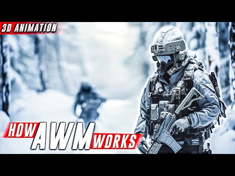 How AWM Sniper Rifle Works? 3D Animation by Armature Studios