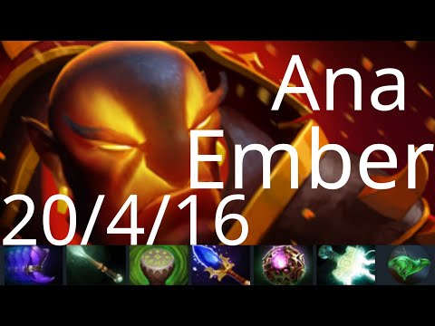 Ana mid Ember Spirit vs Queen of Pain - As sharp as a knife. - dota2