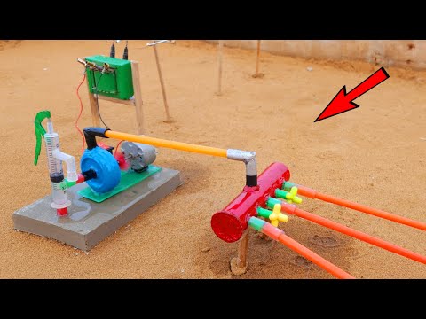 How to make mini water pump | Science project | Dc motor transformer water pump