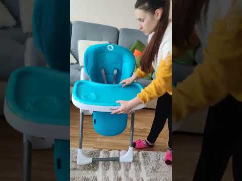 распаковка детского стульчика для кормления Lionelo Linn Plus