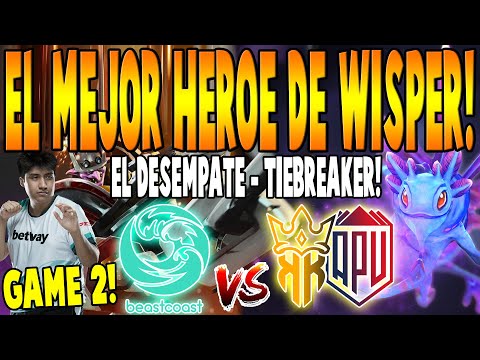 BEASTCOAST vs APUKINGS [GAME 2] BO3 - El Mejor Héroe de WISPER! - DPC SA WINTER TOUR 2022 DOTA 2