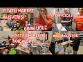 MARKETALIŞVERİŞİ FİYATLI 🛒SADECE 11€ ❌️GÖRÜNCE İKİTANE ALDIM❌️BOL ALIŞVERİŞ/TENBEL KOCA TATLISI VLOG