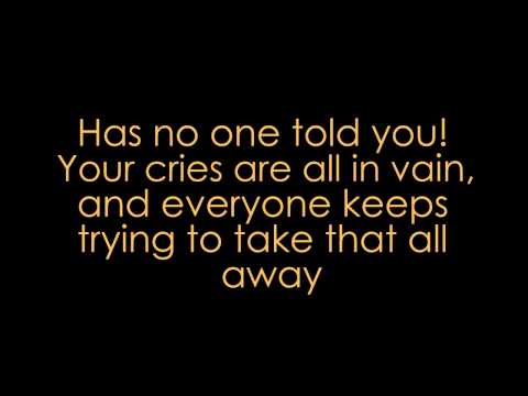 Bullet for my Valentine - Cries in Vain (lyrics + HD)