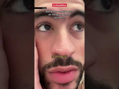 Bad Bunny changed the lyrics of Yonaguni #shorts