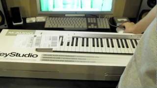 Video thumbnail for M-Audio Keystudio 49 Keyboard: Unboxing/Overview by 6.11 Tactical