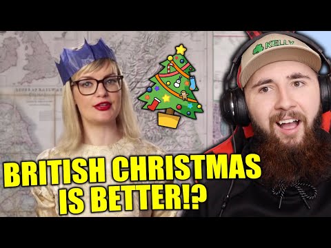 AMERICAN Reacts to How to Have a British Christmas! *Surprising!*