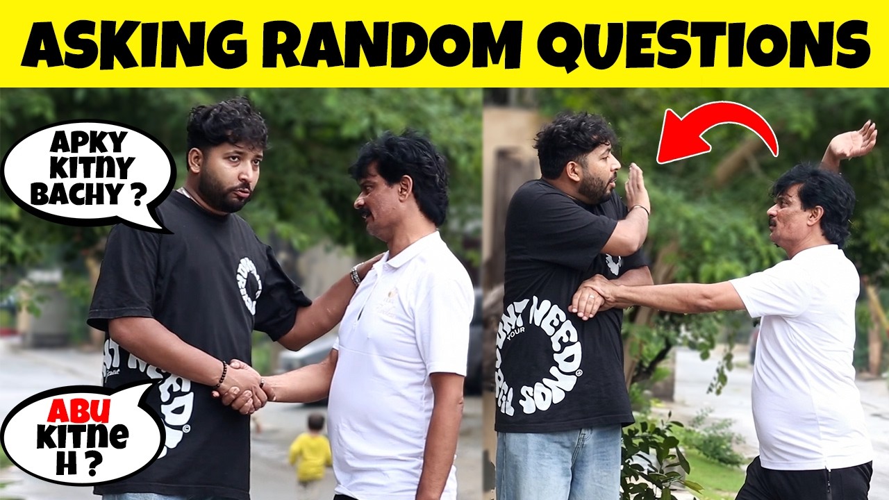 Asking fazool Questions from public prank 😂 | by Sharik Shah & Iqbal Malik