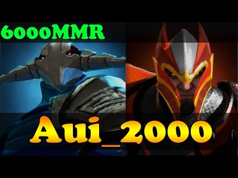 Dota 2 - Aui_2000 6000 MMR Plays Sven And Dragon knight - Pub Match Gameplay!