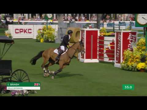 Scott Brash & Hello Jefferson jump-off - CPKC Intl. presented by Rolex - Spruce Meadows Masters