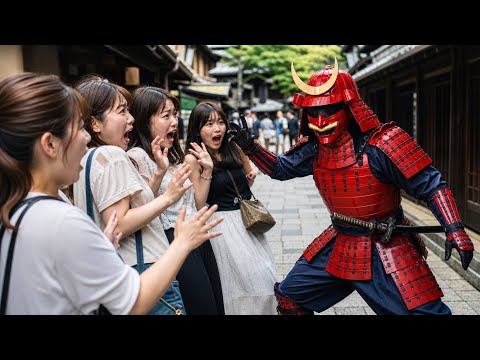 Watch as a Samurai Scares Unsuspecting Tourists【PRANK JAPAN】