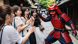 Watch as a Samurai Scares Unsuspecting Tourists【PRANK JAPAN】