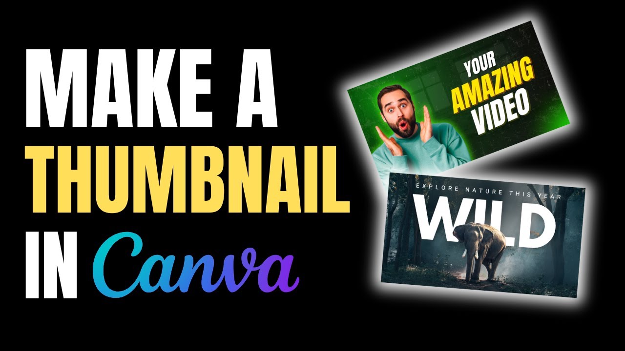 Thumbnail: How to make THUMBNAIL in Canva! | Easy Canva Tips for Bold, Clickable YouTube Thumbnails