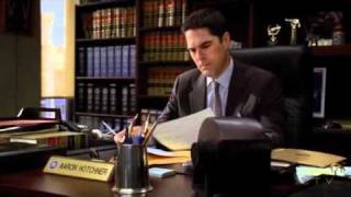 Criminal Minds 3x14 Damaged - Hotch signs the divorce papers