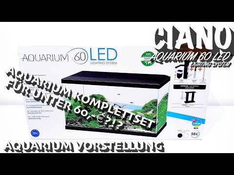 Ciano Aquarium 60 LED Lighting System - Aquarium Komplettes  für unter 60,-€?!? Aquarium Vorstellung