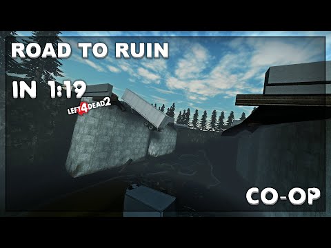 [TAS] Left 4 Dead 2 | Road To Ruin in 1:19 - Co-op