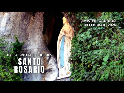 The Holy Rosary of Lourdes today, Monday, February 9, 2026, Joyful Mysteries