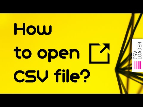 How to Open CSV file (in Excel and Google Sheets)