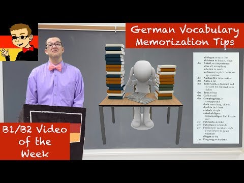Intermediate German #27: Vocabulary Memorization Tips