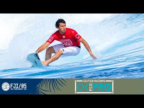 Jeremy Flores Earns Highest Score So Far at the Outerknown Fiji Pro 2017