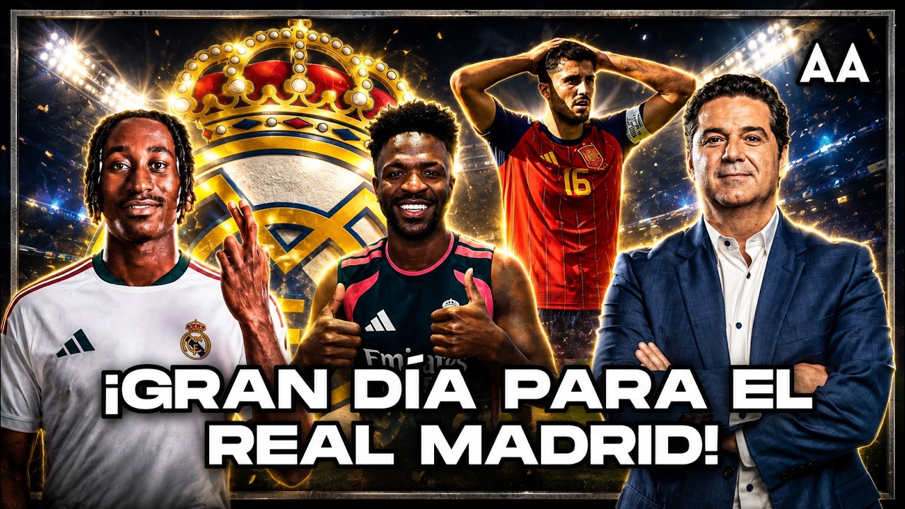 Día enorme en el Madrid: Diomande, Vini Jr y el sabor amargo de Rodri 