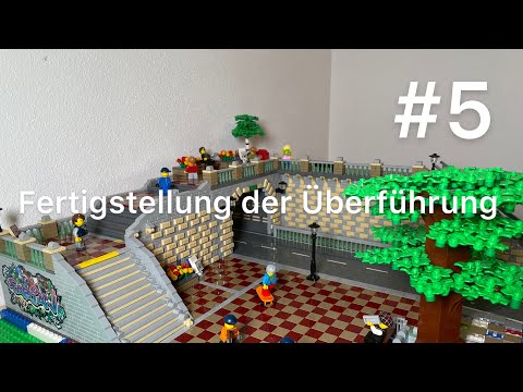 Bau meiner Lego Stadt -Teil 5- Eine Stadt entsteht. Fertigstellung der Überführung.