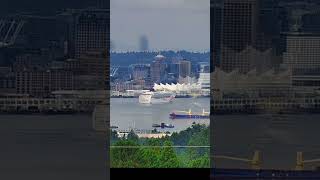 Norwegian Sun arriving in Vancouver ☀️🛳️