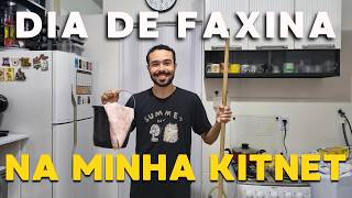Dia de faxina na minha Kitnet morando no RJ