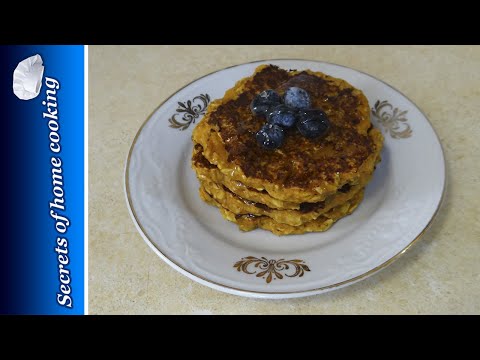 Healthy Pumpkin Oatmeal Pancakes