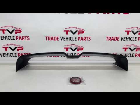 Fits Audi A3 S3 RS3 8V Sportback 2013-2020 Rear Roof Boot Lip Spoiler 'Sport' - Gloss Black video